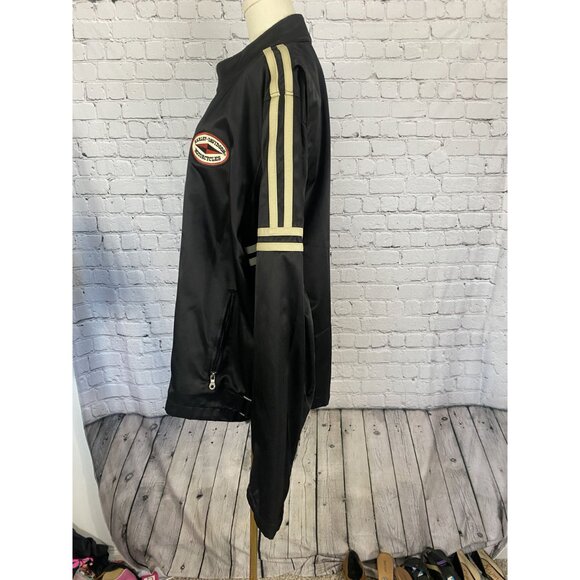 Harley Davidson XL Vintage Motorcycle Racing Jacket With Stripes - Picture 5 of 16